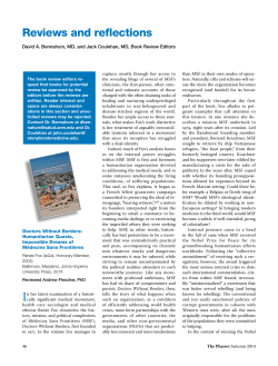 Reviews and reflections