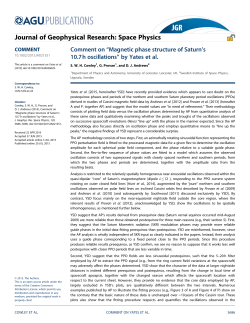 Comment on &ldquo;Magnetic phase structure of Saturn`s 10.7 h