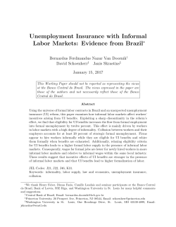Unemployment Insurance with Informal Labor Markets: Evidence