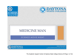 Medicine Man Science Movie Night Discussion Presentation