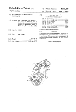 Denture occlusal mounting translator