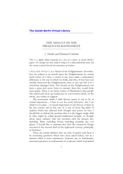 Herder and Historical Criticism