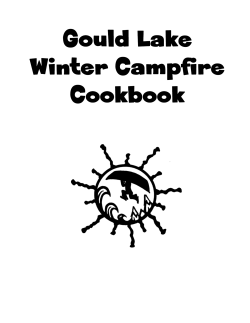 Gould Lake Winter Campfire Cookbook