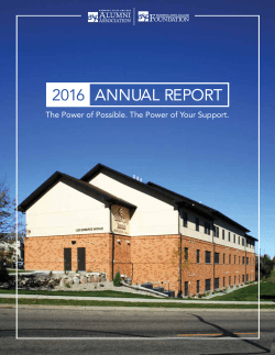 ANNUAL REPORT - Bismarck State College