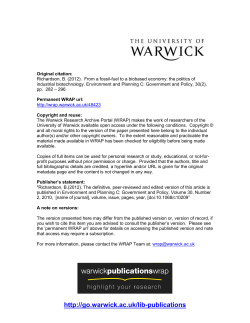 - Warwick WRAP