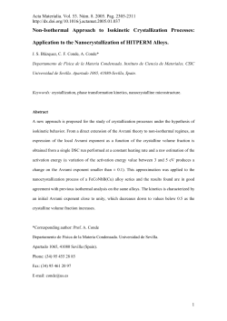 Non-Isothermal Approach to Isokinetic Crystallization