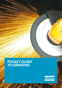 Pocket Guide to Grinding Technique