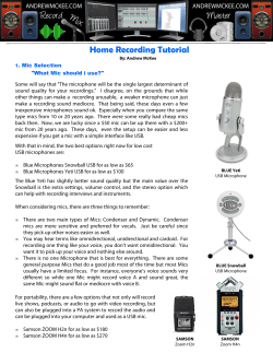 Home Recording Tutorial - Dragon Con Filk Music Track