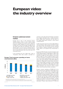 European video: the industry overview - IVF