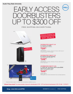 Deals From Dell - Austin Peay State University
