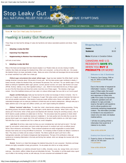 How can I heal Leaky Gut Syndrome naturally?