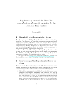 Supplementary materials