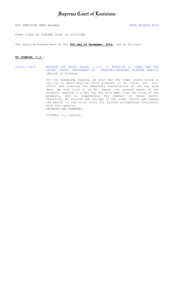 2014-C -0109 MOORING TAX ASSET GROUP, LLC v. RODERICK A