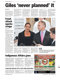 Fresh attack sparks cringe Indigenous Affairs goes