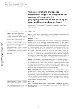 Climate oscillations and species interactions