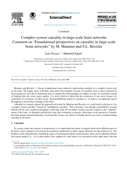 M. Mannino, S.L. Bressler, Luiz Pessoa, and Mahshid Najafi