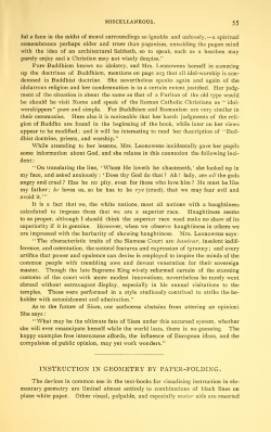 Instructions in Geometry by Paper-Folding.