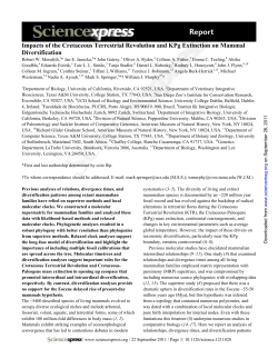 Impacts of the Cretaceous Terrestrial Revolution and KPg Extinction