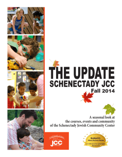 THE UPDATE - Schenectady JCC