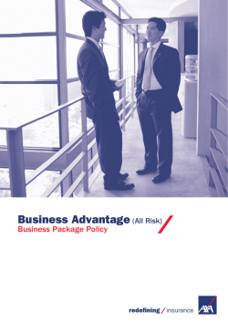 Business Advantage (All Risk)