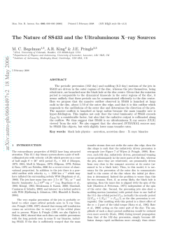 The Nature of SS433 and the Ultraluminous X