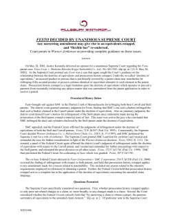 festo decided by unanimous supreme court