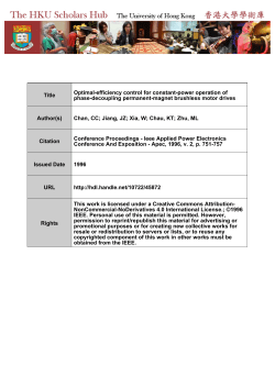 Optimal-Efficiency Control for Constant