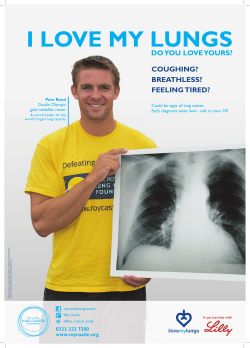 do you love yours? - Roy Castle Lung Cancer Foundation