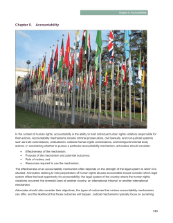 Chapter 8. Accountability - The Advocates for Human Rights