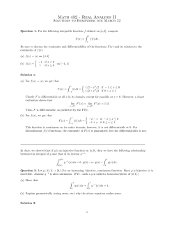 Solutions to HW due on Mar 22