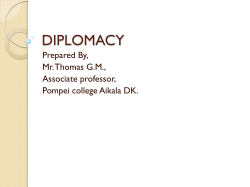 diplomacy - Pompei College