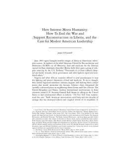 Here Interest Meets Humanity: How To End the War