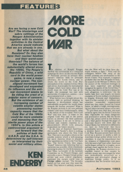More Cold War