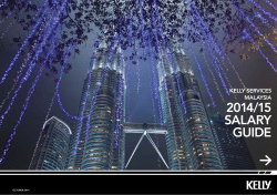 2014/15 SALARY GUIDE - Kelly Services Malaysia