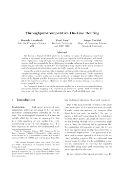 Throughput-Competitive On