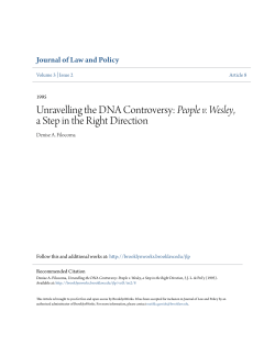 Unravelling the DNA Controversy: People v