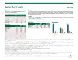 Large Cap Core - Bessemer Trust