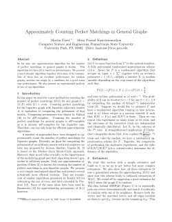 Approximately Counting Perfect Matchings in General Graphs