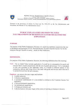 PUBLIC EXPLAI\A ORY DECISION NO. 5/2014