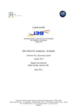 on prefix normal words