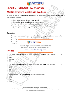 8LA Skill Set Topics and Subtopics