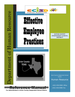 Effective Employee Handbook