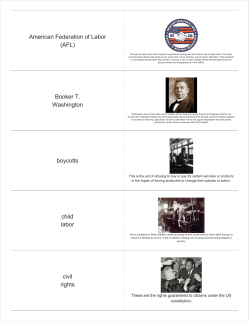 Labor and Progressivism