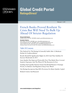 French Banks Proved Resilient To Crisis But Will Need