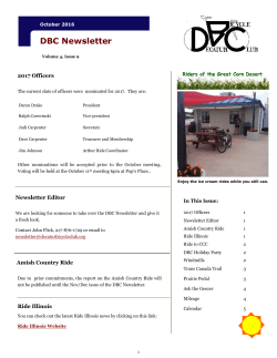 October Newsletter - Decatur Bicycle Club