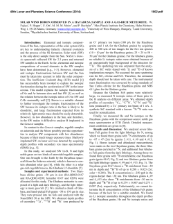 SOLAR WIND BORON OBSERVED IN A HAYABUSA SAMPLE AND