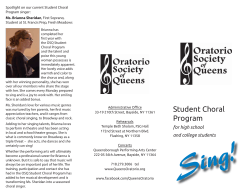 brochure - Oratorio Society of Queens