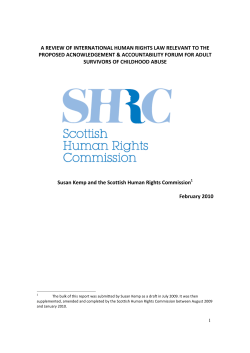 analysis - Scottish Human Rights Commission