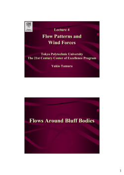 flow patterns and wind forces