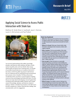 Applying Social Science to Assess Public Interaction with Shale Gas